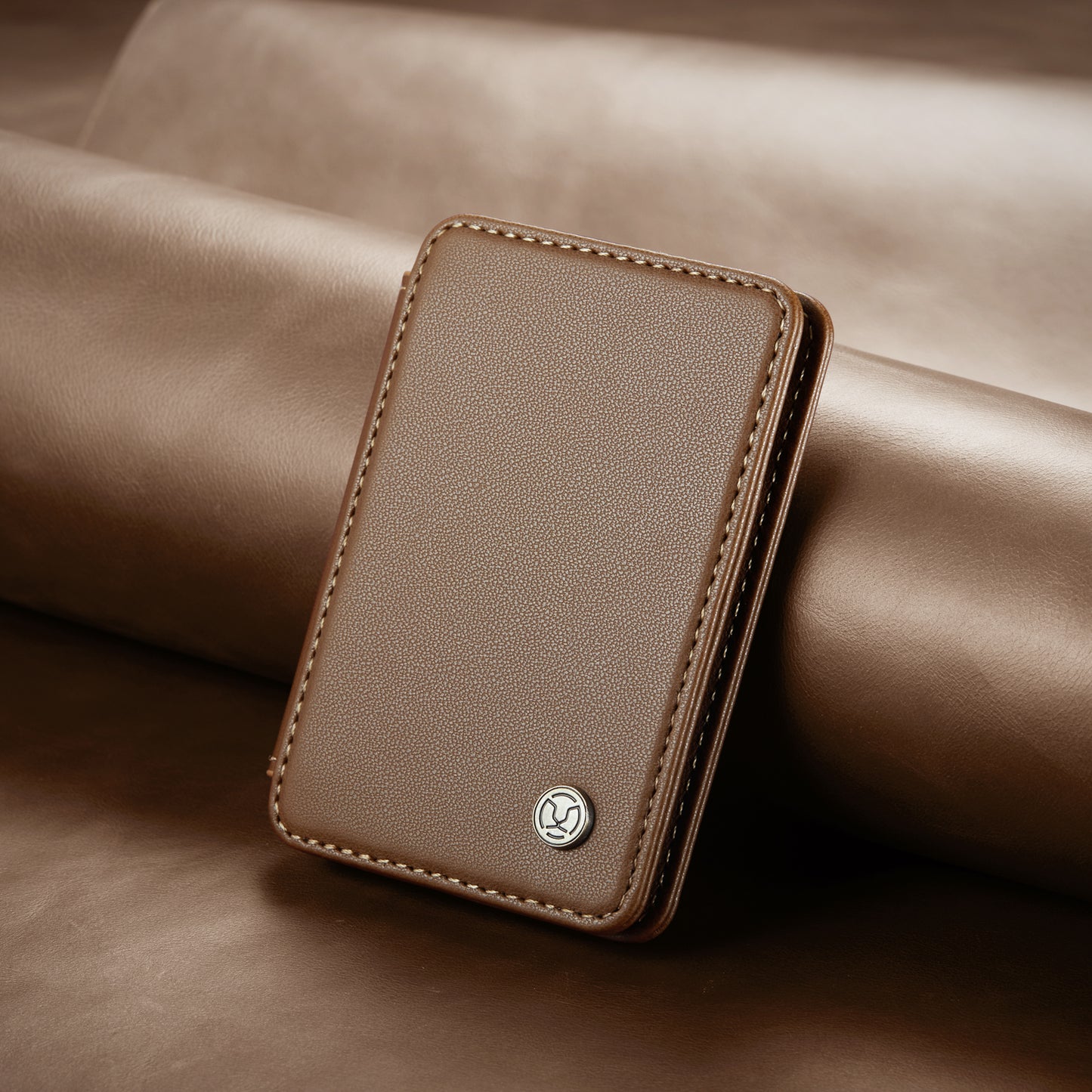 New RFID Blocking Leather Card Holder for iPhone