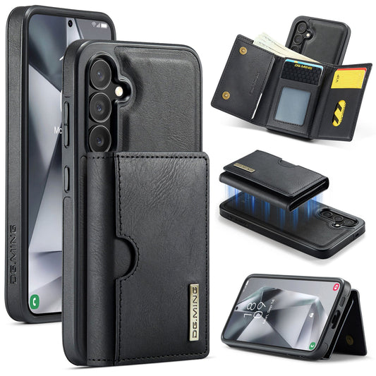 New 2-in-1 RFID Blocking Card Holder Leather Phone Case for Samsung Galaxy S24+